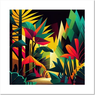 A colorful jungle Posters and Art